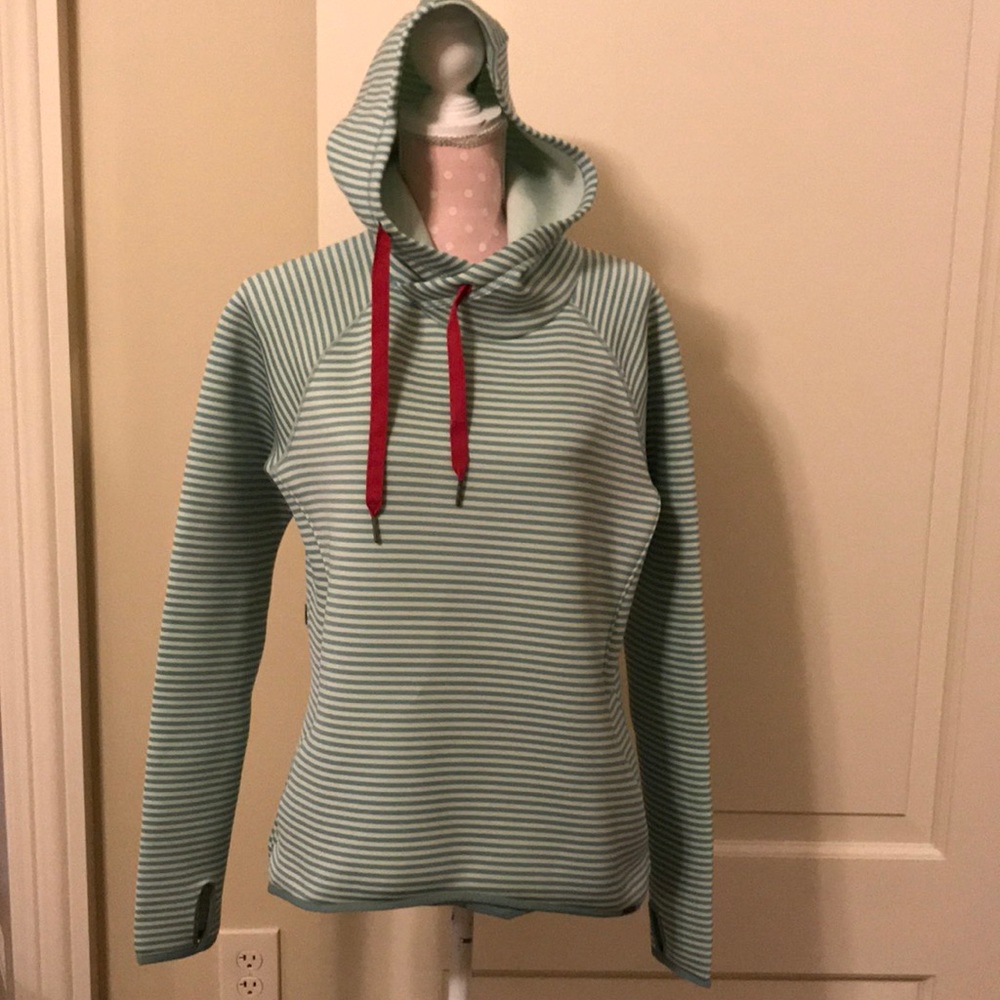 NWOT Columbia Striped Pullover Hoodie, M